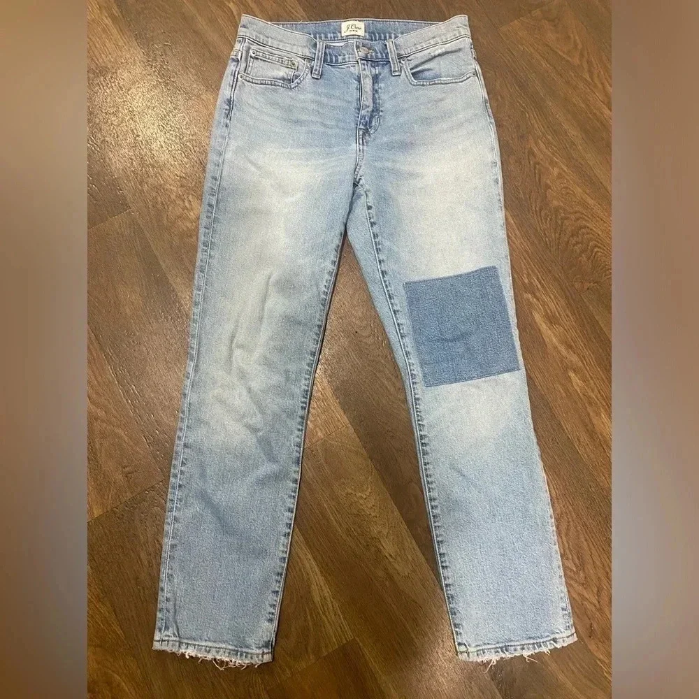 J. CREW Women's Size 25 Light Chester Wash Slim Relaxed Fit Boyfriend Jean
